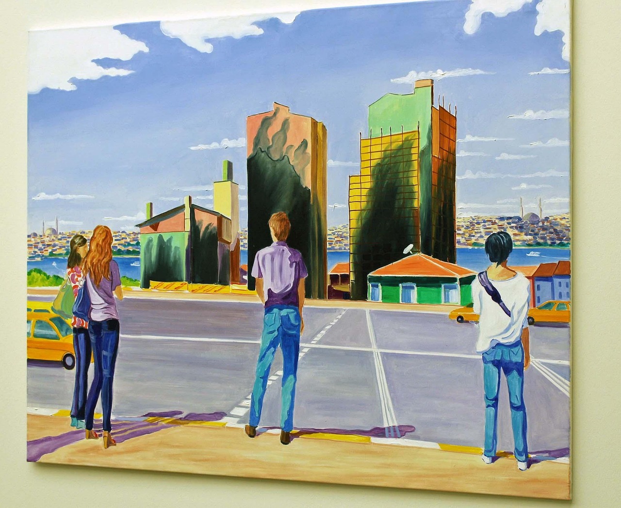创业的画画作品展示